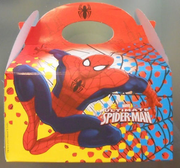 Immagine di Scatola porta dolci Spiderman 16x16x10,5 cm