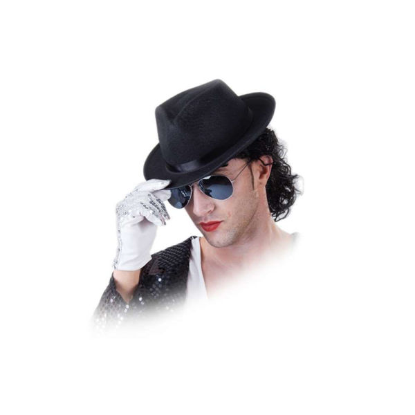 Immagine di Set Re del Pop Cappello+ Guanti glitter+ Occhiali - Michael Jackson