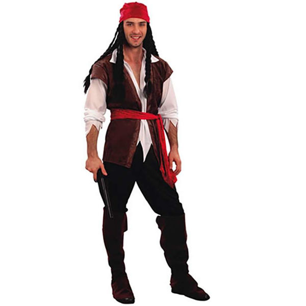 Immagine di Costume da Adulto  Pirata Taglia 56 - XL