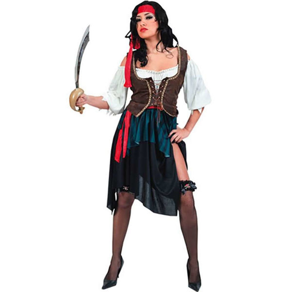 Immagine di Costume Donna Pirata Taglia 46 - XL