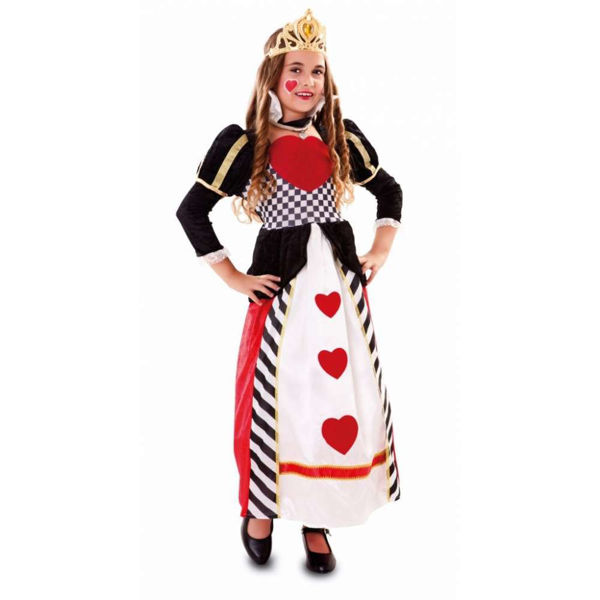 Partycolare- Costume Carnevale Bambina Regina di Cuori 4/6 anni