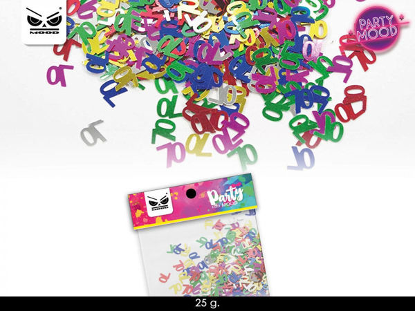 Immagine di Confetti da Tavolo decorativi 70 Anni Multicolor 25 gr