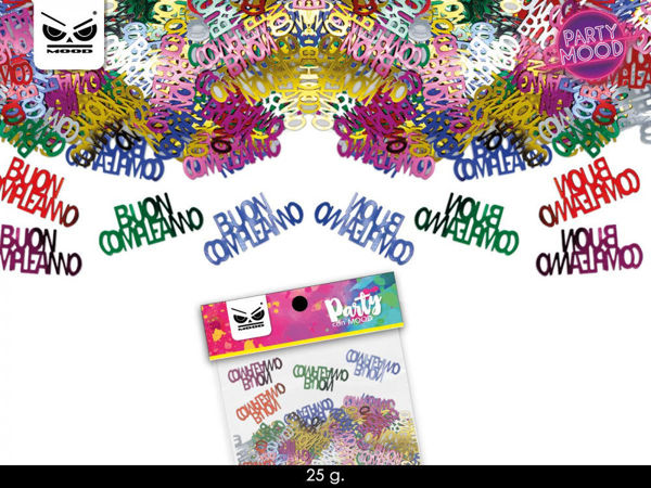 Immagine di Confetti da Tavolo decorativi Buon Compleanno Multicolor 25 gr