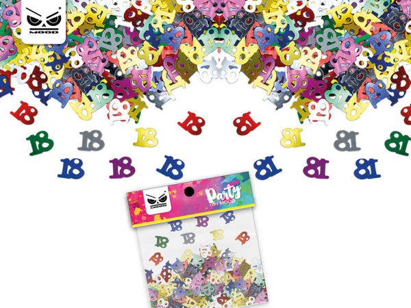 Immagine di Confetti da Tavolo decorativi 18 Anni Multicolor 25 grammi