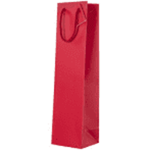Immagine di Busta per Bottiglia 10+9x39 cm Rossa