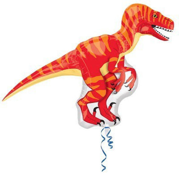 Immagine di Palloncino Mylar Dinosauro Velociraptor 101x76 cm