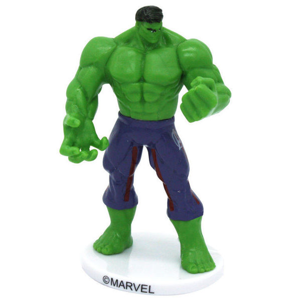 Immagine di Cake Topper in plastica Hulk 9 cm