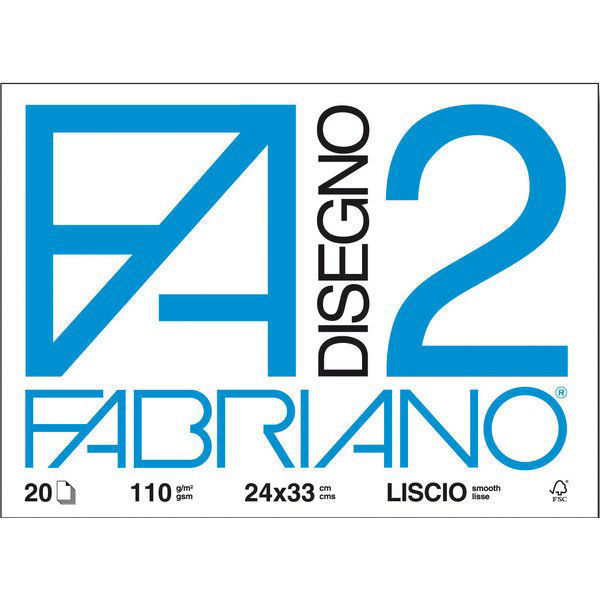 Immagine di Fabriano Album F2 24x33 cm Ruvido 20 Fogli