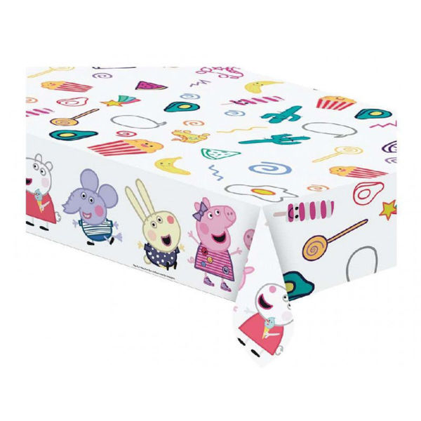 tovaglia plastica peppa pig messy 120x180 cm