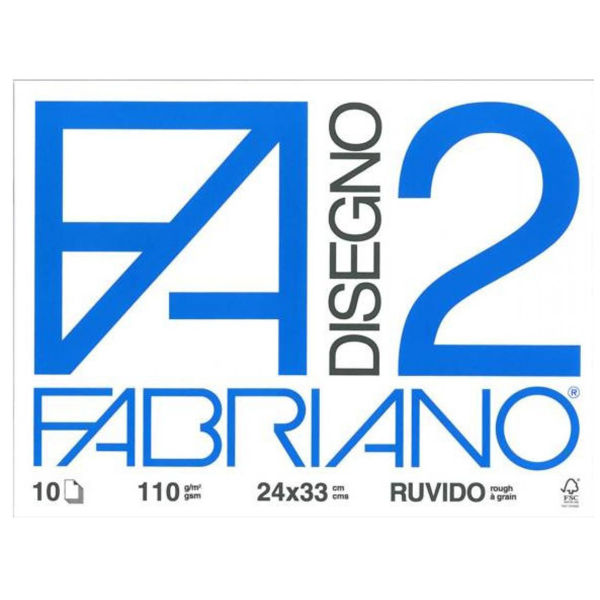 Immagine di Fabriano Album F2 24x33 cm Ruvido 10 Fogli