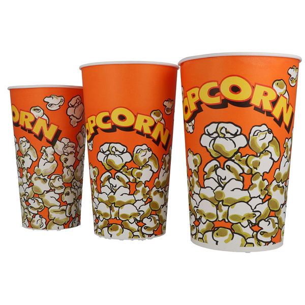 Bicchieri per pop corn - Vendita materiale per feste