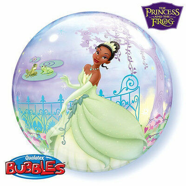 Immagine di Palloncino Qualetex - Bubbles - Disney La Principessa ed il Ranocchio 56 cm