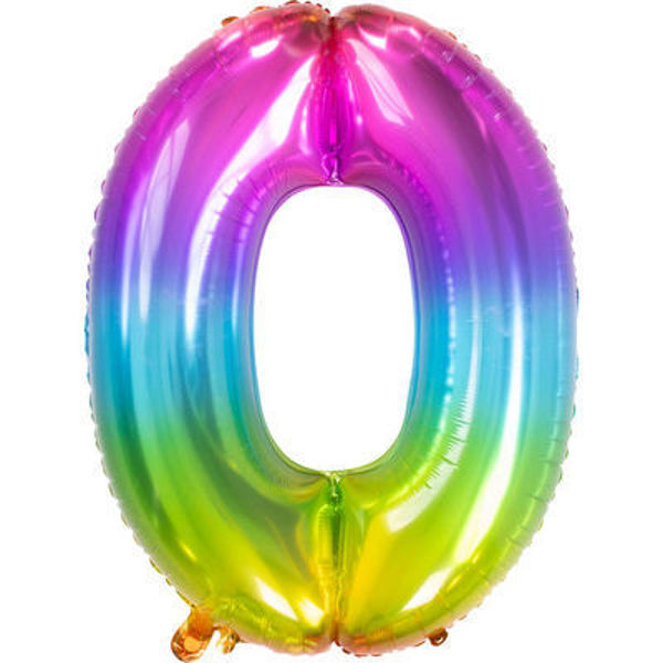 Immagine di Palloncino Mylar 86 cm Yummy Gummy Rainbow numero 0