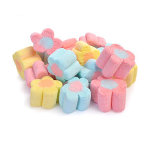 Immagine di Marshmallow Fiori Mix 4 colori 500 grammi