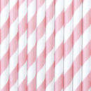 cannucce carta spirale bianco rosa 19,5 cm partydeco