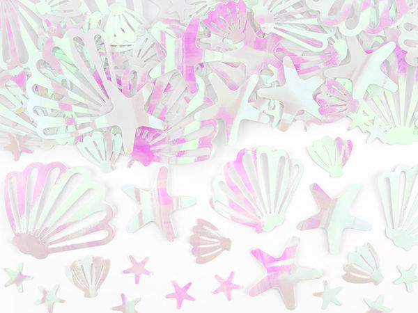 Immagine di Confetti metallizzati da tavolo iridescenti Sirena 23 grammi