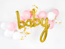 Immagine di Palloncino Super Shape 73,5x75,5 cm Oro scritta Baby