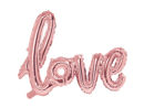 Immagine di Palloncino Super Shape 73x59 cm Rosa Antico scritta Love