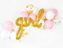 Immagine di Palloncino Super Shape 77x70 cm Oro scritta Girl