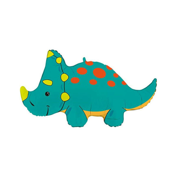 Immagine di Palloncino Super Shape Sagoma Dinosauro Triceratopo 36'' 91 cm