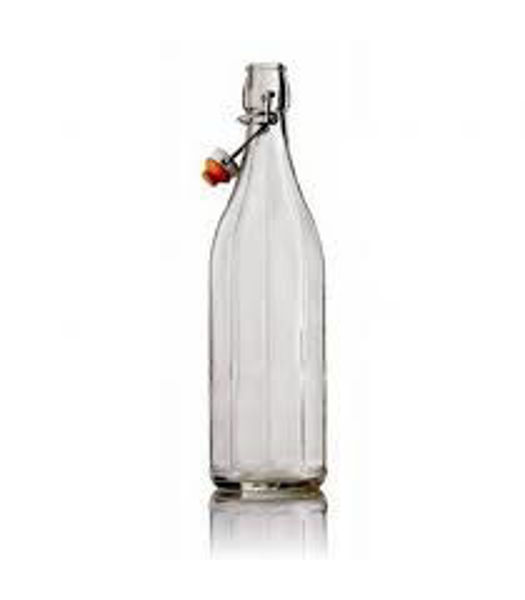 Immagine di Bottiglia in vetro Costolata 1 Lt