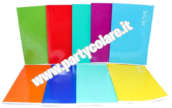 Immagine di 10 Maxi Quaderni Active Color Maxi 20+1 fogli 5 mm