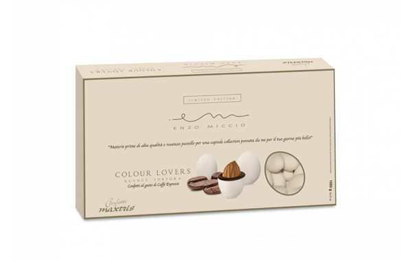 Confetti Enzo Miccio Nuance Tortora Maxtris 1 kg confetti mandorla caffè