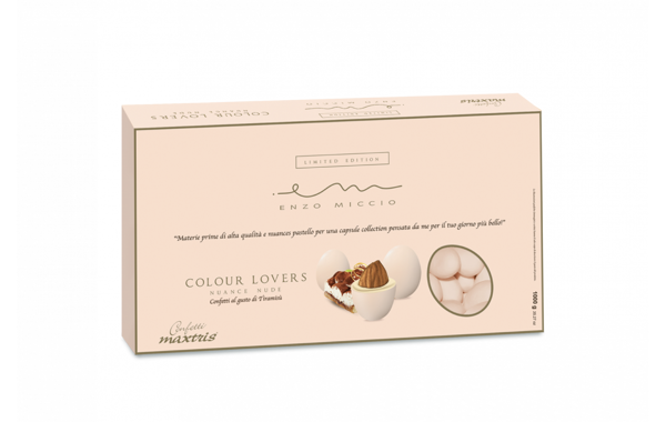 Confetti Enzo Miccio Nuance Nude Maxtris 1 kg confetti mandorla tiramisù