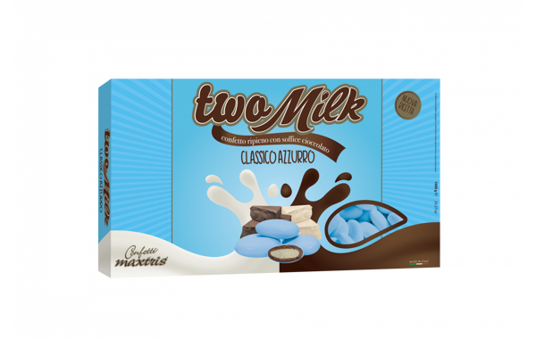 Immagine di Confetti Two Milk Classico Celeste 1 kg