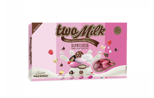 Immagine di Confetti Two Milk Sfumato Rosa 1 kg