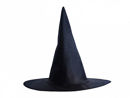 Immagine di Cappello Nero da Strega diametro 19 cm altezza 35 cm