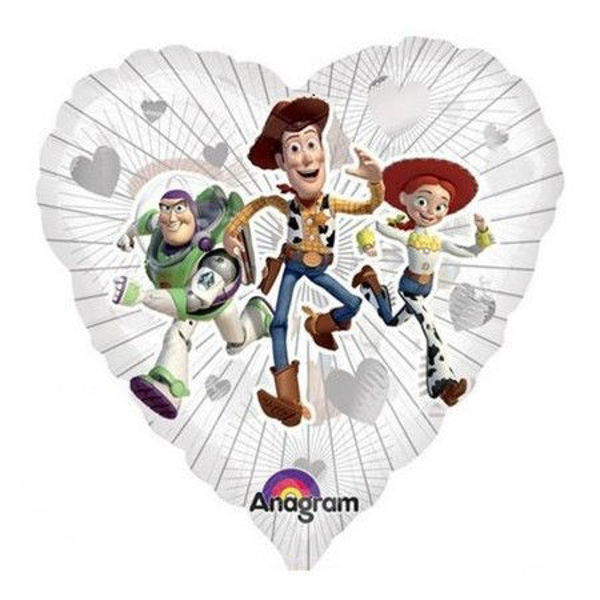 Immagine di Palloncino Mylar 45 cm Toy Story forma cuore