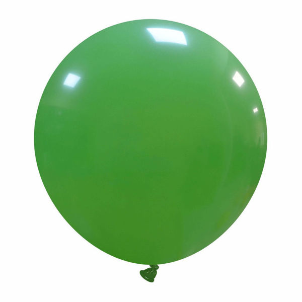 Immagine di 5 Palloncini in Lattice Verde Foglia 19" 48 cm