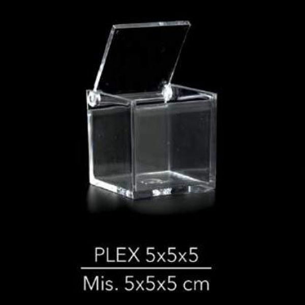 Immagine di Scatole in Plexiglas Cubo 5x5x5 cm 10 pezzi