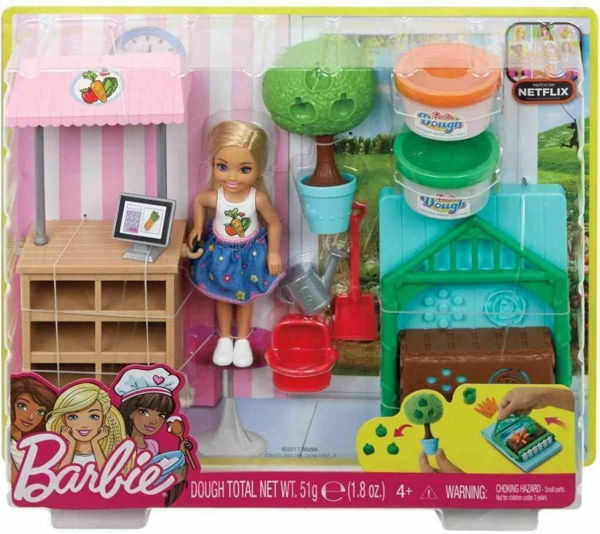 Immagine di Barbie Bambola Chelsea e Playset dell'Orto