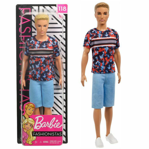 Immagine di Barbie Bambola Ken 30 cm Fashionistas - 118