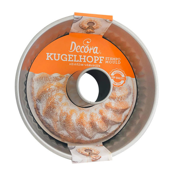 Stampo Kugelhopf Decora Ø 22 cm in acciaio antiaderente