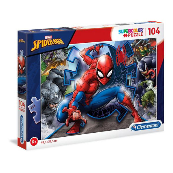 Immagine di Puzzle 104 Maxi Supercolor Spiderman