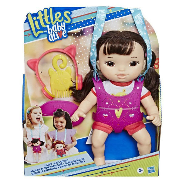 Immagine di Bambola Baby Alive Little Carry and Go Squad castana