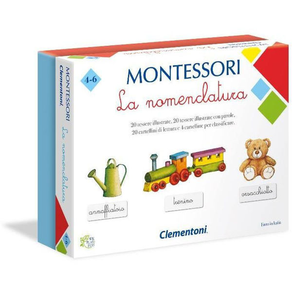 Immagine di Clementoni Montessori La Nomenclatura I Nomi delle Cose