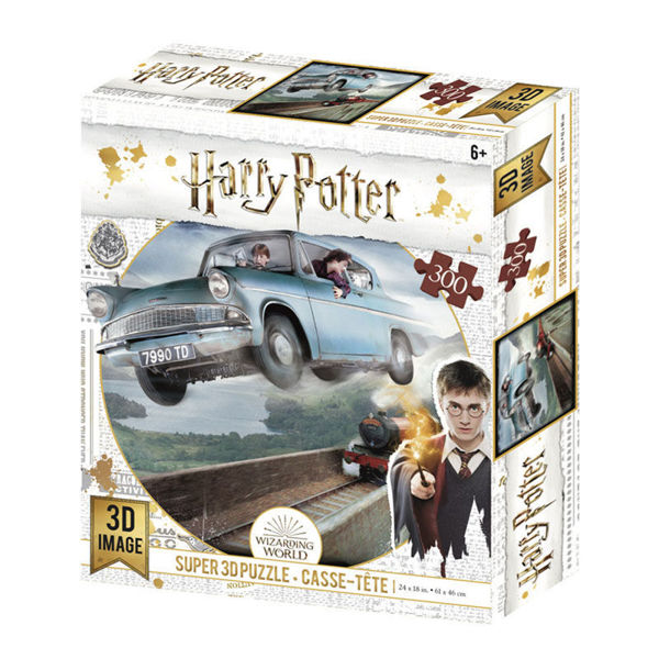 Puzzle lenticolare 500 pezzi Harry Potter Auto Weasley Volante