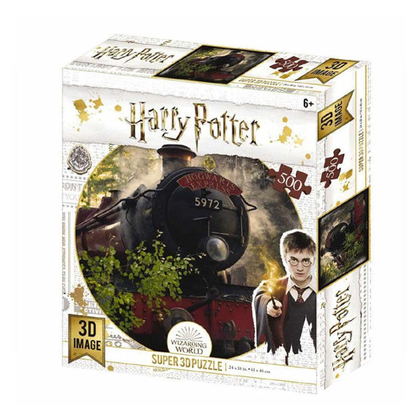 Puzzle lenticolare 500 pezzi Harry Potter Treno per Hogwarts