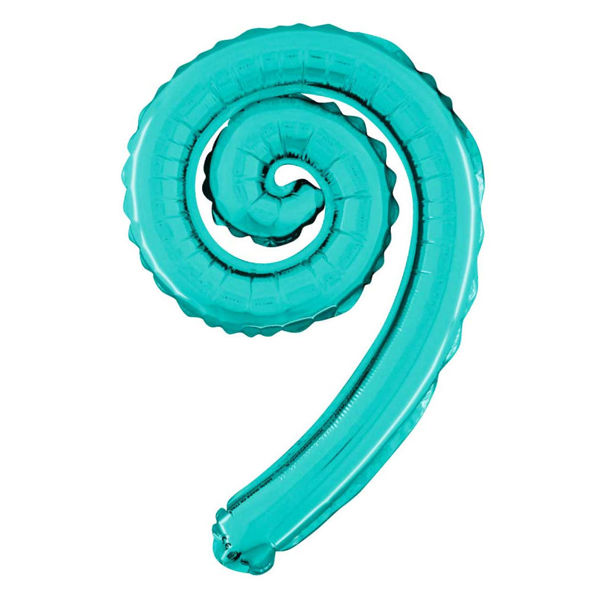 Palloncino Mylar 26x36 cm Spirale Tiffany