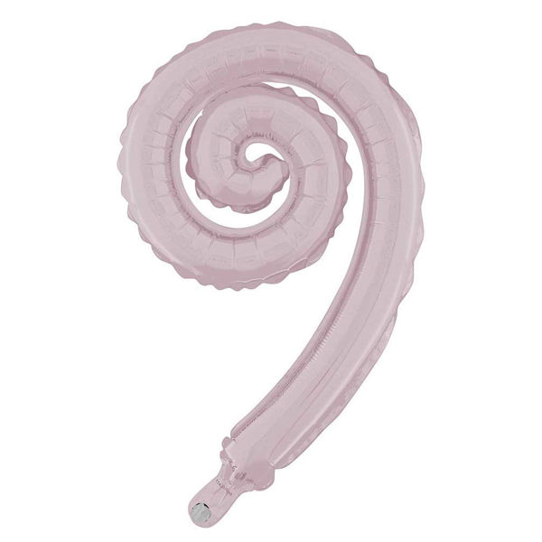 Palloncino Mylar 26x36 cm Spirale Rosa