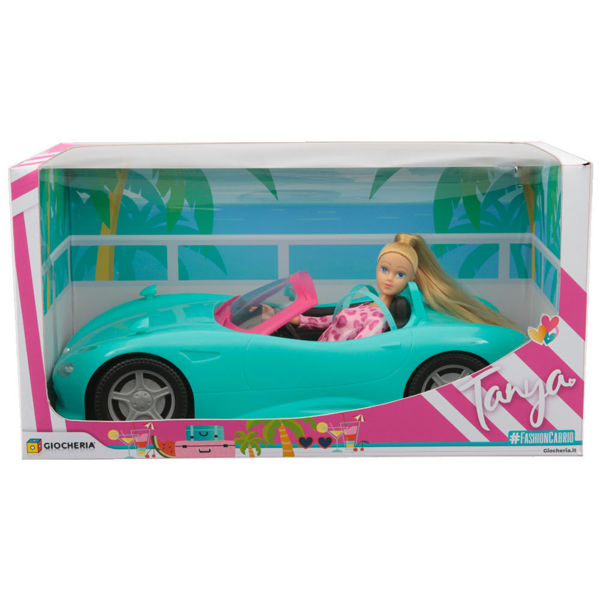Bambola Tanya con auto cabrio