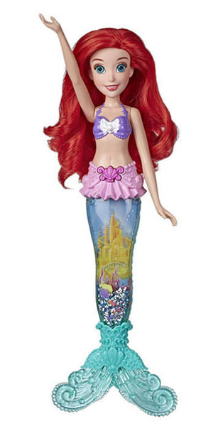 Disney Princess Ariel coda glitterata e luminosa