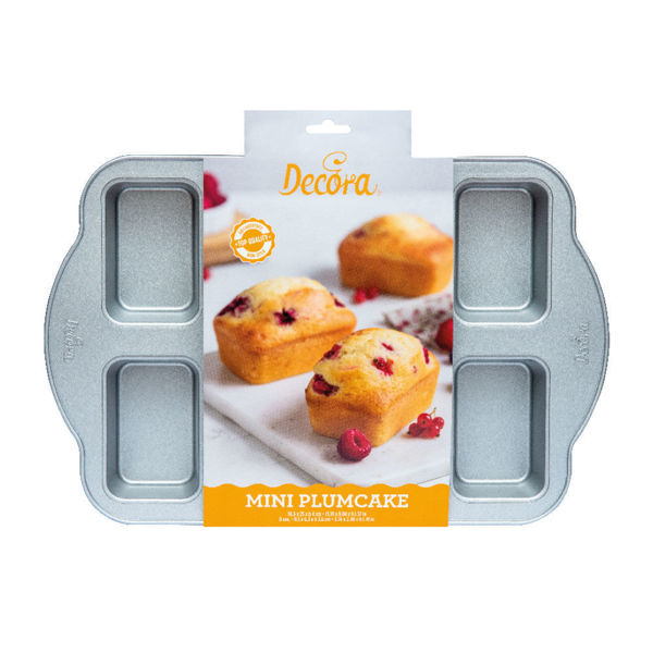 Stampo Mini Plumcake Decora in acciaio antiaderente 8 cavità