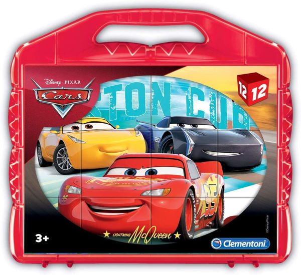 Clementoni Valigetta 12 cubi Disney Cars