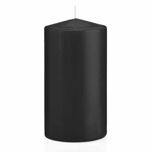 Hofer - Candele Cilindriche Cera A Colonna, Lunga Durata Di 17 Ore, Set Di 10 Candele, 5 X 8 Cm, Colore Avorio, Antigoccia, Non Profumate, 1 Pacco Di 10 Pezzi - Prodotte In Austria