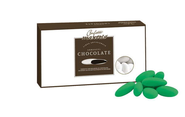 Confetti Verde al Cioccolato Fondente 1 kg